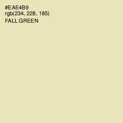 #EAE4B9 - Fall Green Color Image